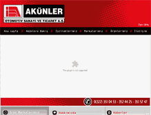 Tablet Screenshot of akunler.com
